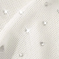 Shapewear Two-in-One Heat-Set Crystal Mesh Slim Midi Dress