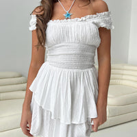 The Love Galore Romper White Petite