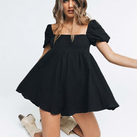 Lorna Romper Black
