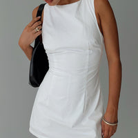 Yumiko Romper White