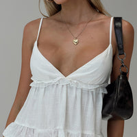 To Ones Liking Top White