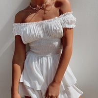 The Love Galore Romper White Lower Impact