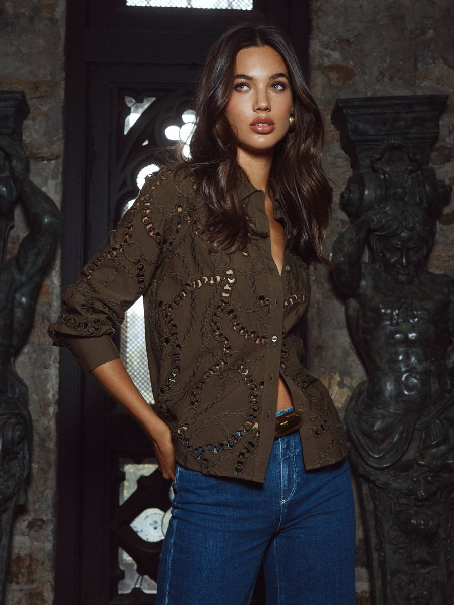 Ellery Eyelet Shirt
