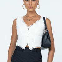 Silvanna Top White