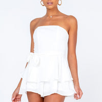 The Rolla Romper White