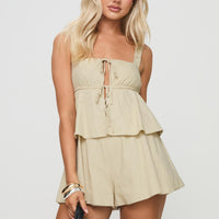 Spectra Romper Beige