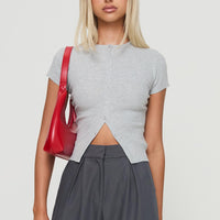 Suzu Knit Top Grey