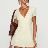 Loveliness Playsuit Lemon