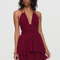 Bonfire Romper Burgundy