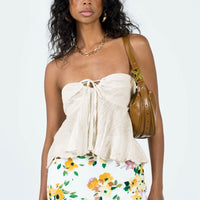 Long Summer Nights Top Ivory Low Impact
