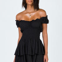 The Love Galore Romper Black