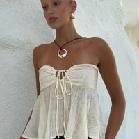 Long Summer Nights Top Ivory Low Impact