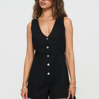 Damico Romper Black Tall