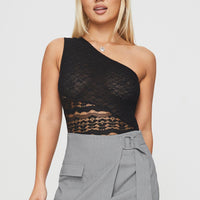 Knotti Lace Bodysuit Black