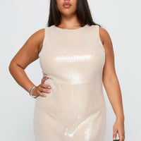 Yumiko Romper Champagne Sparkle Curve
