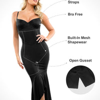 Shapewear Hourglass Corset Mermaid Maxi Dress