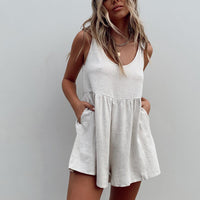 Tay Romper Beige