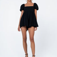 Lorna Romper Black
