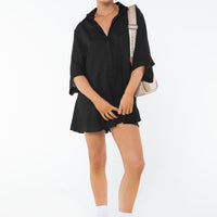 Teney Romper Black