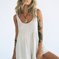 Tay Romper Beige