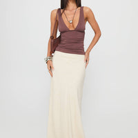 Sublime Ruched Top Brown