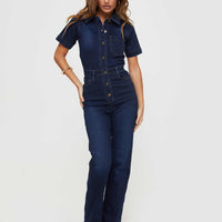 Muro Denim Jumpsuit Blue
