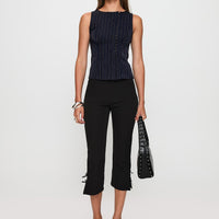 Running Wild Top Blue Stripe