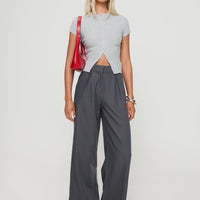 Suzu Knit Top Grey