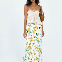 Long Summer Nights Top Ivory Low Impact