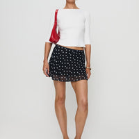 Elaia 3/4 Sleeve Top White