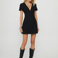 Loveliness Playsuit Black