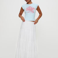 Owenz Hibiscus Baby Tee Blue