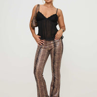 Zami Pleat Top Black