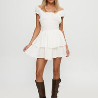 The Love Galore Romper White Lower Impact