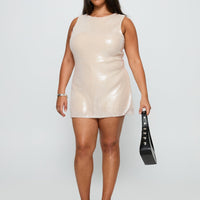 Yumiko Romper Champagne Sparkle Curve