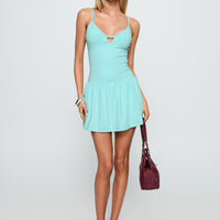 Win Me Over Playsuit Blue