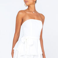 The Rolla Romper White Lower Impact