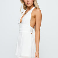 Got Me Started Romper White
