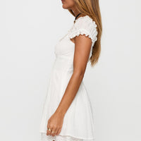 Want Your Love Playsuit White