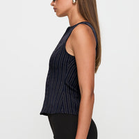 Running Wild Top Blue Stripe