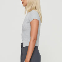Suzu Knit Top Grey