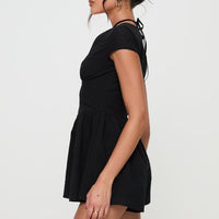Marcelle Romper Black