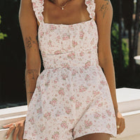 Fusili Romper White Floral