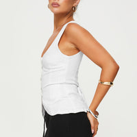 Spirito Vest Top White