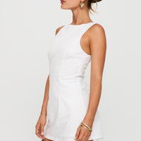 Yumiko Romper White