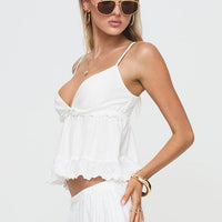 To Ones Liking Top White