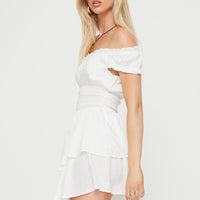 The Love Galore Romper White Tall