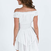 The Love Galore Romper White Petite