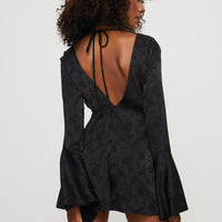 Fonda Long Sleeve Romper Black