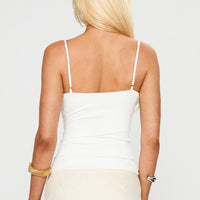 Bet You Wanna Bead Detail Top White